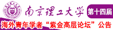 考屄视频网站南京理工大学第十四届海外青年学者紫金论坛诚邀海内外英才！